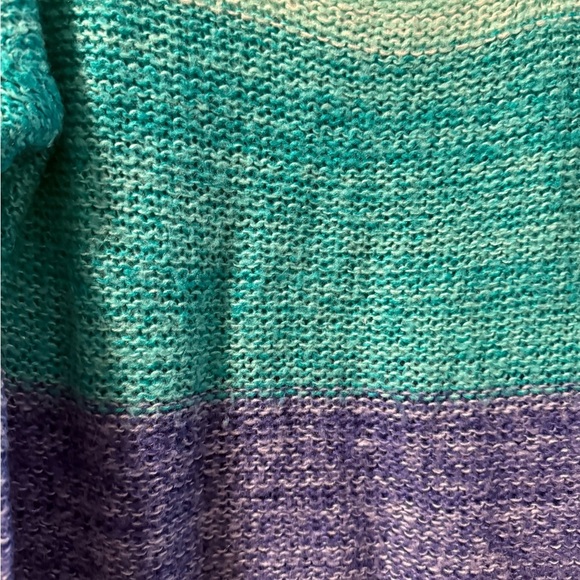 💸CLEARANCE 4 for $15💸 Garage Blue and Green Crew Neck Sweater - Picture 3 of 5